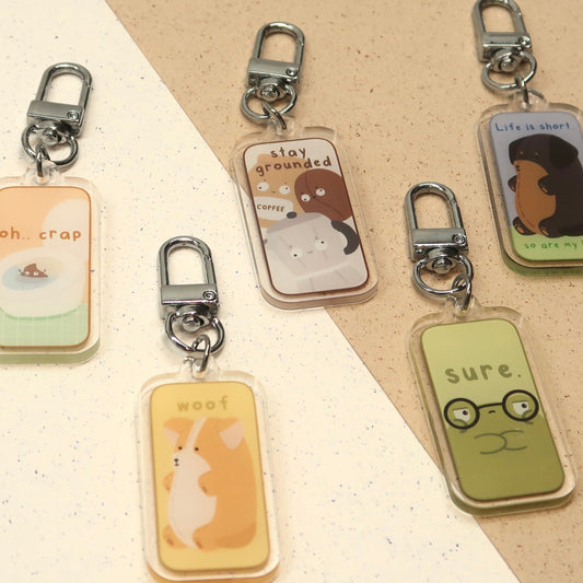 Silly keychains