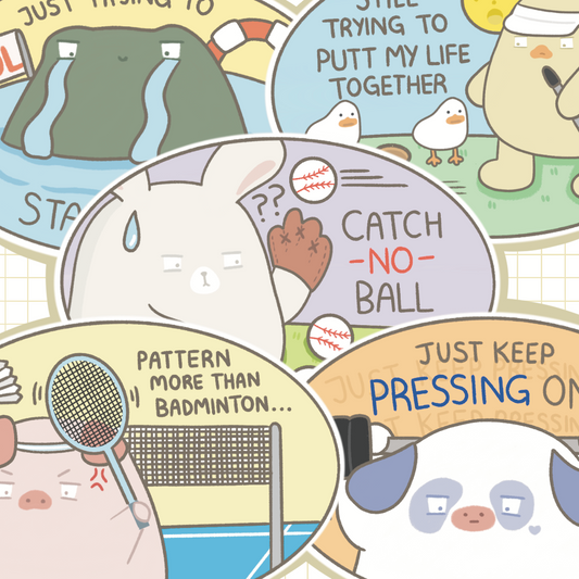 How to be a good sport stickers