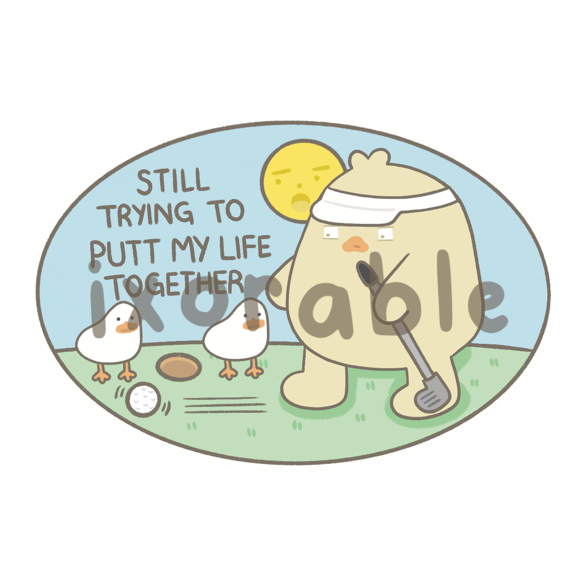 How to be a good sport stickers